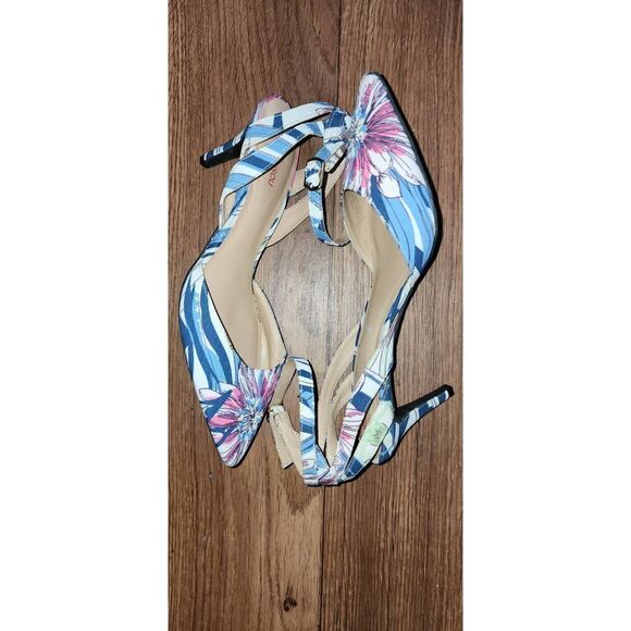 Bisou Bisou Floral Print Heels - Picture 6 of 7